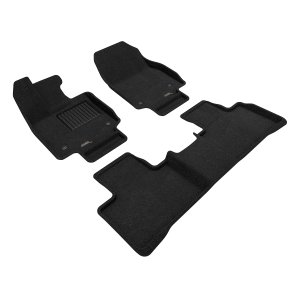 Lexus RX Floor Mats - Front + Rear - 3D MAXpider - Elegant Series - Black - `23+