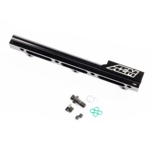 Acura Integra Fuel Rail - AEM - High Volume - Black - `94-`01 Acura Integra Fuel Rail - AEM - High Volume - Black - `94-`01