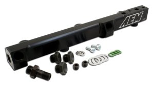 Honda Prelude Fuel Injector Rail - AEM - High Volume - Black - `92-`01 Honda Prelude Fuel Injector Rail - AEM - High Volume - Black - `92-`01
