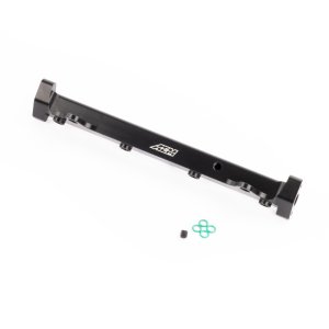 Mitsubishi Evolution Fuel Rail - AEM - High Volume - Black - `03-`06