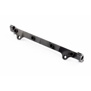 Mitsubishi Evolution Fuel Rail - AEM - High Volume - Black - `03-`06