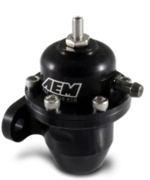 Acura Integra Fuel Pressure Regulator - AEM - Adjustable - Black - `94-`01 Acura Integra Fuel Pressure Regulator - AEM - Adjustable - Black - `94-`01