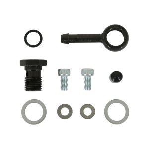 Honda Prelude Fuel Pressure Regulator - AEM - Adjustable - Black - `92-`01