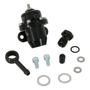 Honda Prelude Fuel Pressure Regulator - AEM - Adjustable - Black - `92-`01