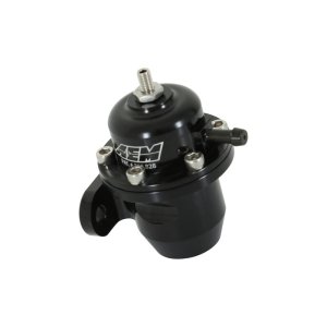 Honda Prelude Fuel Pressure Regulator - AEM - Adjustable - Black - `92-`01