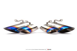 Lamborghini Huracan Performance Exhaust - AMS - Titanium Exhaust Tips - `15-`19