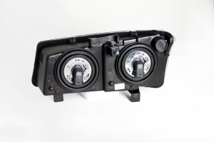 Chevrolet Silverado 1500 Headlights - ANZO - Crystal - Chrome - `03-`06