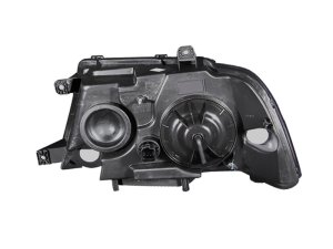 Lincoln Navigator Headlight Set - ANZO - Crystal - Clear Lens, Black Housing - Black - `03-`06