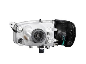 Nissan Pathfinder Headlights - ANZO - Crystal - Black - `99-`04