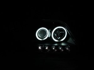 Ford F-150 Projector Headlights - ANZO - w/ Halo (CCFL) - Black - `97-`03 Ford F-150 Projector Headlights - ANZO - w/ Halo (CCFL) - Black - `97-`03