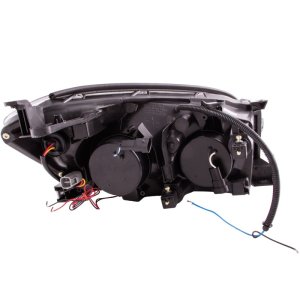 Toyota Rav4 Projector Headlights - ANZO - w/Halo, Clear Lens, CCFL, Black Housing, RX Halo w/LED Parking/Projector/Halo - Black - `06-`08