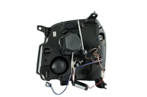 GMC Yukon Projector Headlights - ANZO - CCFL, w/Halo, Clear Lens, Black Housing - Black - `07-`14