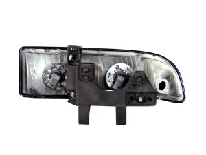 Chevrolet S10 Crystal Headlights - ANZO - Clear Lens, Black Housing - Black - `98-`05
