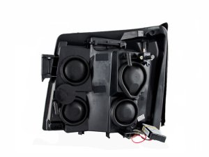 Cadillac Escalade Projector Headlights - ANZO - CCFL, HID Compatible - Chrome - `03-`06