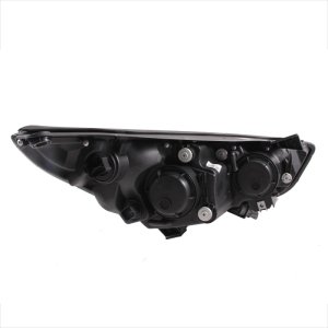 Kia Sorento Projector Headlights - ANZO - Halo Black (CCFL) - Black - `11-`13