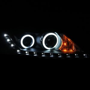 Kia Sorento Projector Headlights - ANZO - w/ Halo, CCFL - Chrome - `11-`13