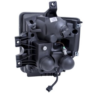 Ford F-250 Projector Headlights - ANZO - U-Bar, Clear Lens - Black - `08-`10