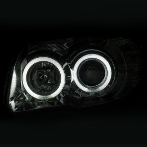 Toyota 4Runner Projector Headlights - ANZO - w/ Halo, Clear Lens - Chrome - `06-`09