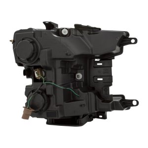 Ford F-150 Headlights - ANZO - Projector w/Plank Style Switchback - Chrome w/Amber - `18-`19