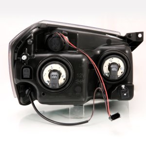 Dodge Magnum Headlights - ANZO - Crystal - Black Amber - `05-`07