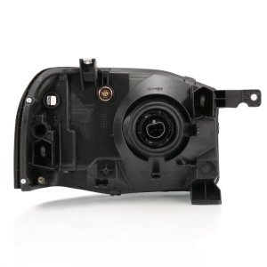 Nissan Frontier SE Headlights - ANZO - Crystal, Amber Reflector, Clear Lens - Black - `01-`04