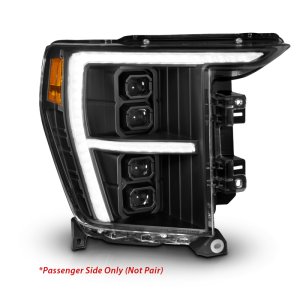 Ford F-150 LED/Projector Headlight - Passenger Side - ANZO - Z-Series Full LED - `21-`23