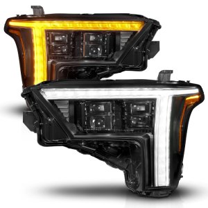Toyota Tundra Headlights - Driver Side - ANZO - Z-Series Full LED Proj - `22-`24