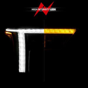 Toyota Tundra LED/Projector Headlights - Passenger Side - ANZO - Z-Series Full LED Projector - `22-`24