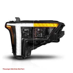 Toyota Tundra LED/Projector Headlights - Passenger Side - ANZO - Z-Series Full LED Projector - `22-`24