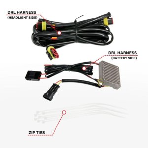 GMC Sierra 1500 Headlights - ANZO - LED Projector, Switchback, Sequential - Black - `19-`21