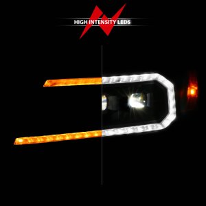 Chevrolet Colorado Headlights - ANZO - LED Projector with Sequential Light Bar - `15-`22