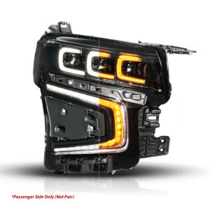 Chevrolet Suburban LED/Projector Headlights - Right Side - ANZO - LED Light Bar Style with Sequential DRL - Black - `21-`23 Chevrolet Suburban LED/Projector Headlights - Right Side - ANZO - LED Light Bar Style with Sequential DRL - Black - `21-`23