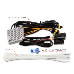 Toyota Tacoma LED Headlights - ANZO - Full LED Proj White DRL/Init/SeqSig - Black - `05-`11