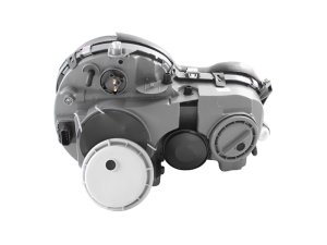 Mercedes-Benz E Class Projector Headlights - ANZO - Clear Lens, Chrome Housing, Non HID Models - Chrome - `99-`02