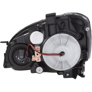 Nissan Altima Crystal Headlights - ANZO - Crystal Headlight Set - Clear Lens - Black Housing - Black - `02-`04