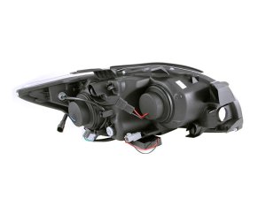 Scion Tc Projector Headlights - ANZO - Halo Black (CCFL) - Black - `05-`10