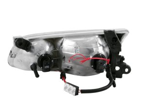 Toyota Camry Headlights - ANZO - Crystal w/Halo - Chrome - `00-`01
