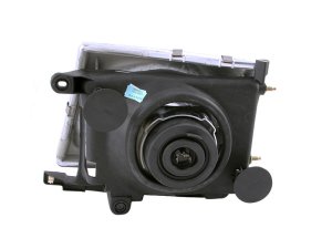 Toyota Tacoma Crystal Headlights - ANZO - Clear Lens, Chrome Housing, Pair - Chrome - `97-`00