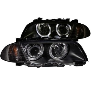 BMW 3 Series Projector Headlights - ANZO - Halo, Clear Lens, CCFL - Black - `99-`01 BMW 3 Series Projector Headlights - ANZO - Halo, Clear Lens, CCFL - Black - `99-`01