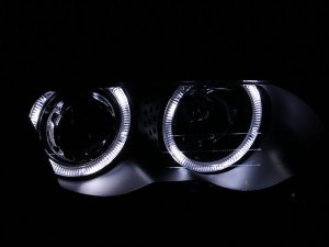 BMW 3 Series Projector Headlights - ANZO - Halo, Clear Lens, CCFL - Black - `99-`01 BMW 3 Series Projector Headlights - ANZO - Halo, Clear Lens, CCFL - Black - `99-`01