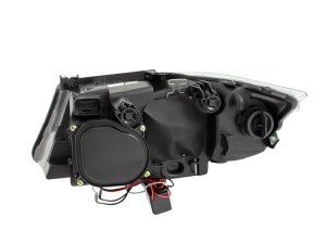 BMW 3 Series Projector Headlights - ANZO - w/ Halo, LED Bar, CCFL - Black - `06-`08
