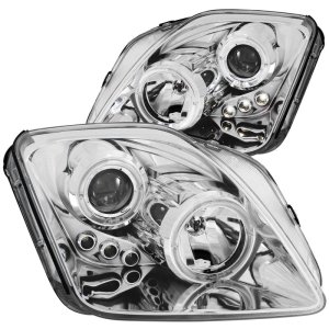 Honda Prelude Projector Headlights - ANZO - Halo, Clear Lens, w/ LED - Chrome - `97-`01 Honda Prelude Projector Headlights - ANZO - Halo, Clear Lens, w/ LED - Chrome - `97-`01