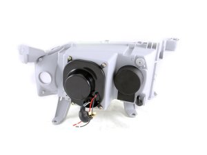 Scion Xb Projector Headlights - ANZO - Halo, Clear Lens, G2 - Black - `04-`07