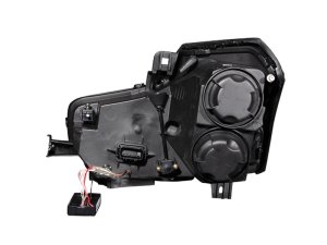 Cadillac CT5 Projector Headlights - ANZO - Halo Black (CCFL) - Black - `03-`07