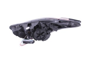 Hyundai Elantra Projector Headlights - ANZO - w/ Halo, CCFL, Clear Lens - Chrome - `11-`14