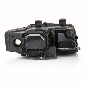 Audi A4 Projector Headlights - ANZO - G2 Halogen - Black - `02-`05