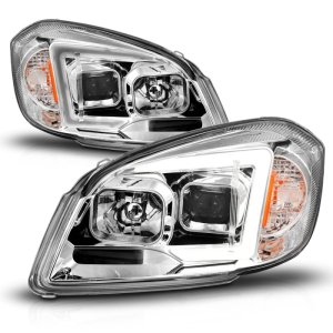 Chevrolet Cobalt Headlights - ANZO - LED Projector - Black - `05-`10 Chevrolet Cobalt Headlights - ANZO - LED Projector - Black - `05-`10