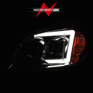 Pontiac G5 Headlights - ANZO - LED Projector - Black - `07-`10