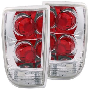 Chevrolet Blazer Tail Light Assembly - ANZO - Clear Lens, Chrome Housing, Pair - Chrome - `95-`05 Chevrolet Blazer Tail Light Assembly - ANZO - Clear Lens, Chrome Housing, Pair - Chrome - `95-`05