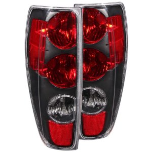 Chevrolet Colorado Taillights - ANZO - Clear Lens - Black - `04-`12